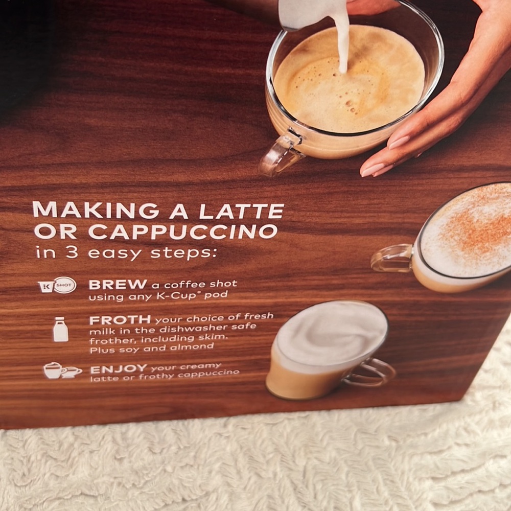 Keurig K-Cafe Special Edition K-Cup Pod Coffee, Latte and Cappuccino Maker, New - Picture 10 of 16